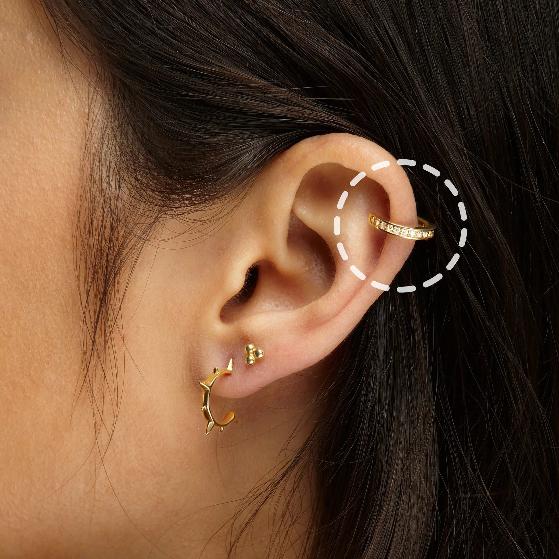 Cartilage Ear Cuff - Saryiah